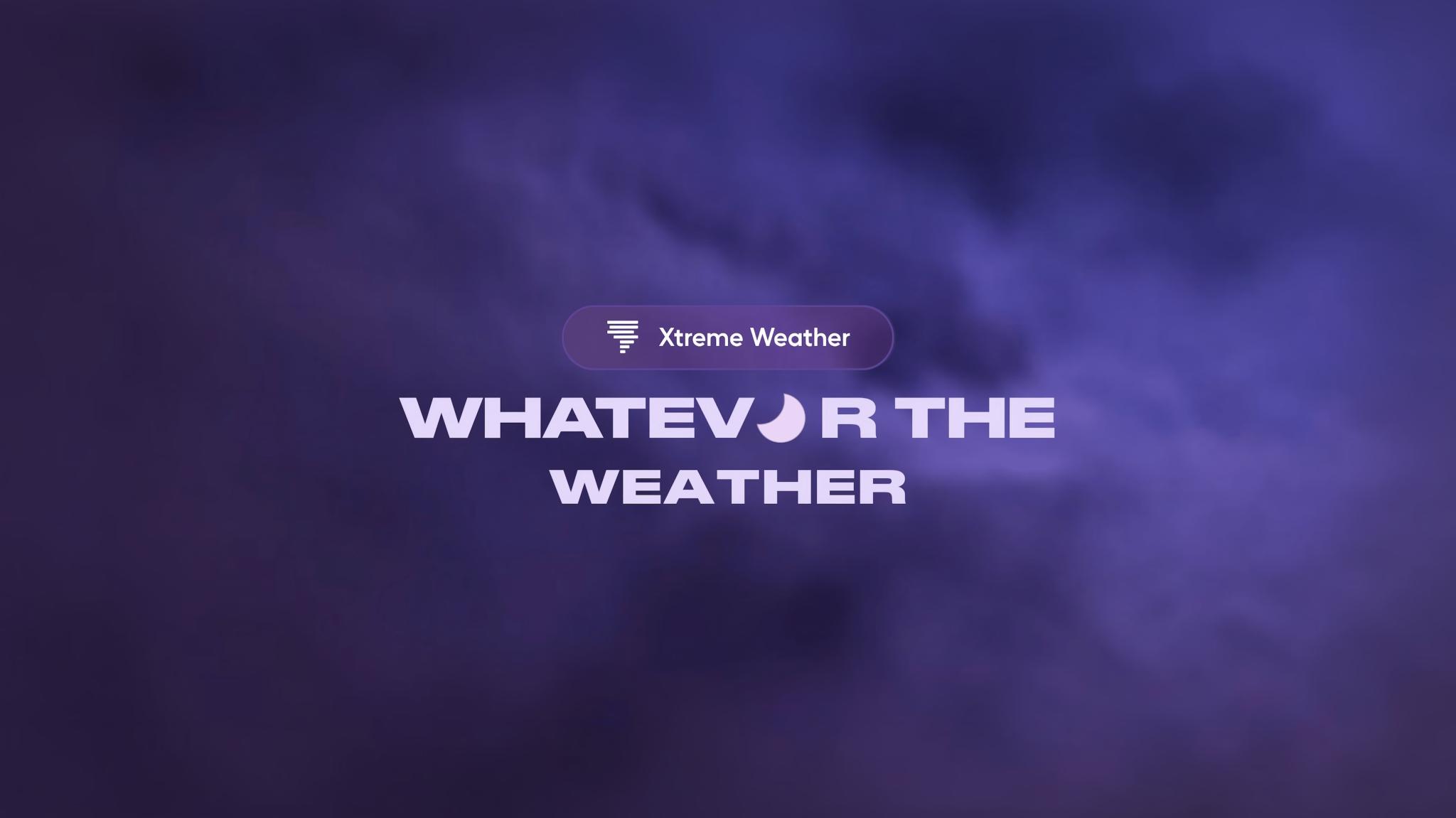 Discovery splash banner for Xtreme Weather Discord server