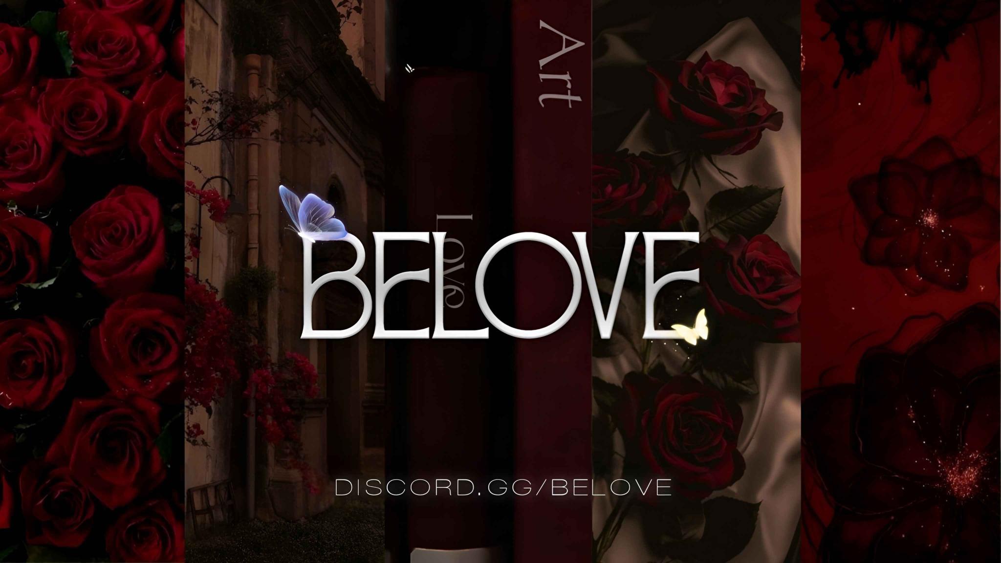 Discovery splash banner for Belove ๐ | Chilling โข Social โข Love Tag โข Active โข Vc 24/7 โข Nitro โข Event โข Gwys. Discord server