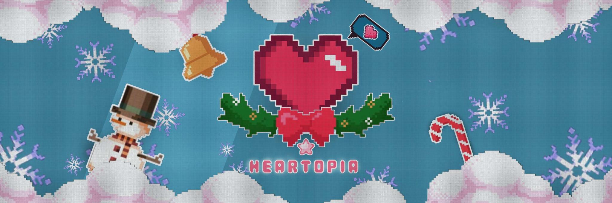 Discovery splash banner for ❤ HEARTOPIA ❤ Discord server