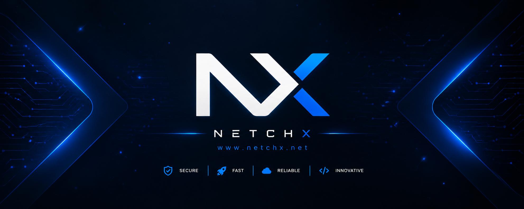 Discovery splash banner for NetchX Hosting™ Discord server