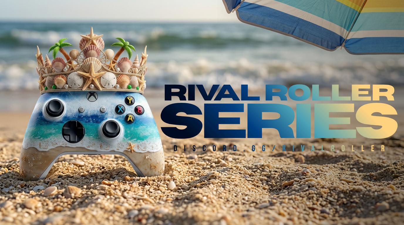 Discovery splash banner for Rival Roller Series Discord server