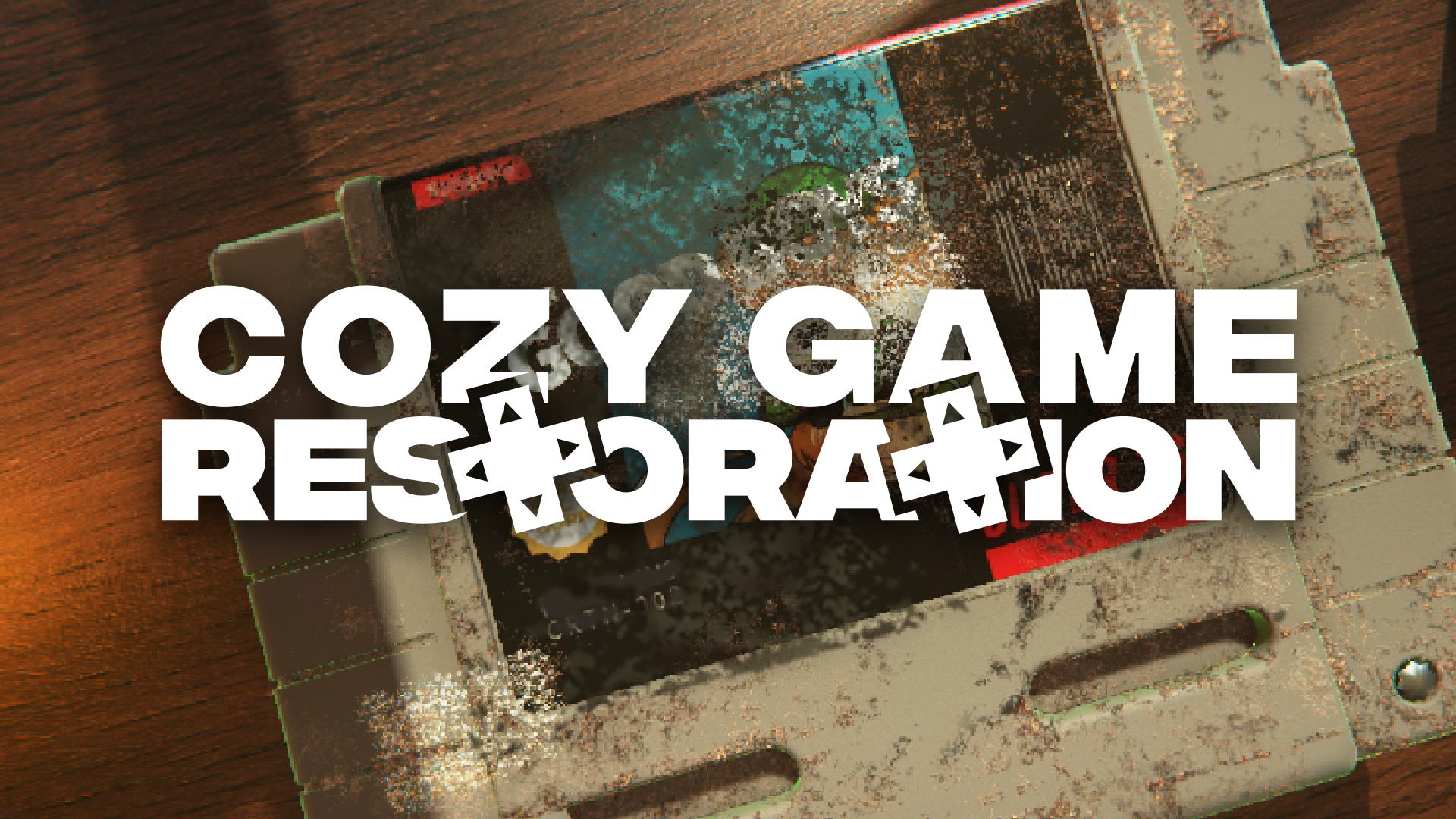 Discovery splash banner for Cozy Game Restoration Discord server
