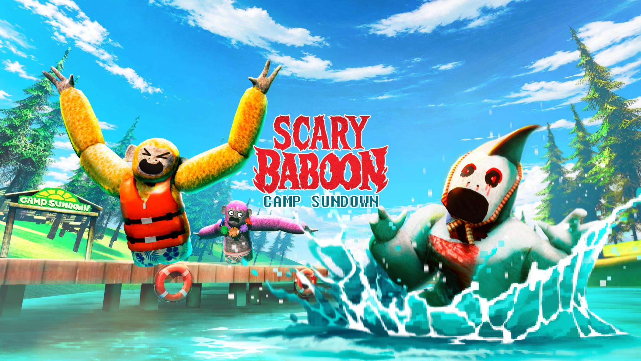 Discovery splash banner for Scary Baboon Discord server