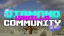 Discovery splash banner for [1.21+] Minecraft Diamond Vanilla PvP Community Discord server