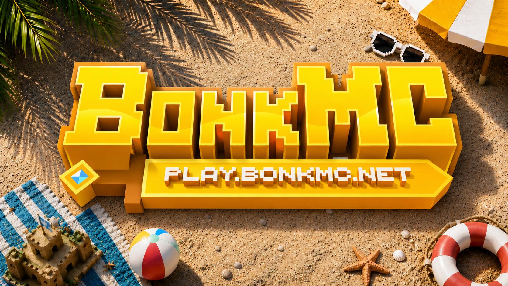 Discovery splash banner for BonkMC | π Summer Update Discord server