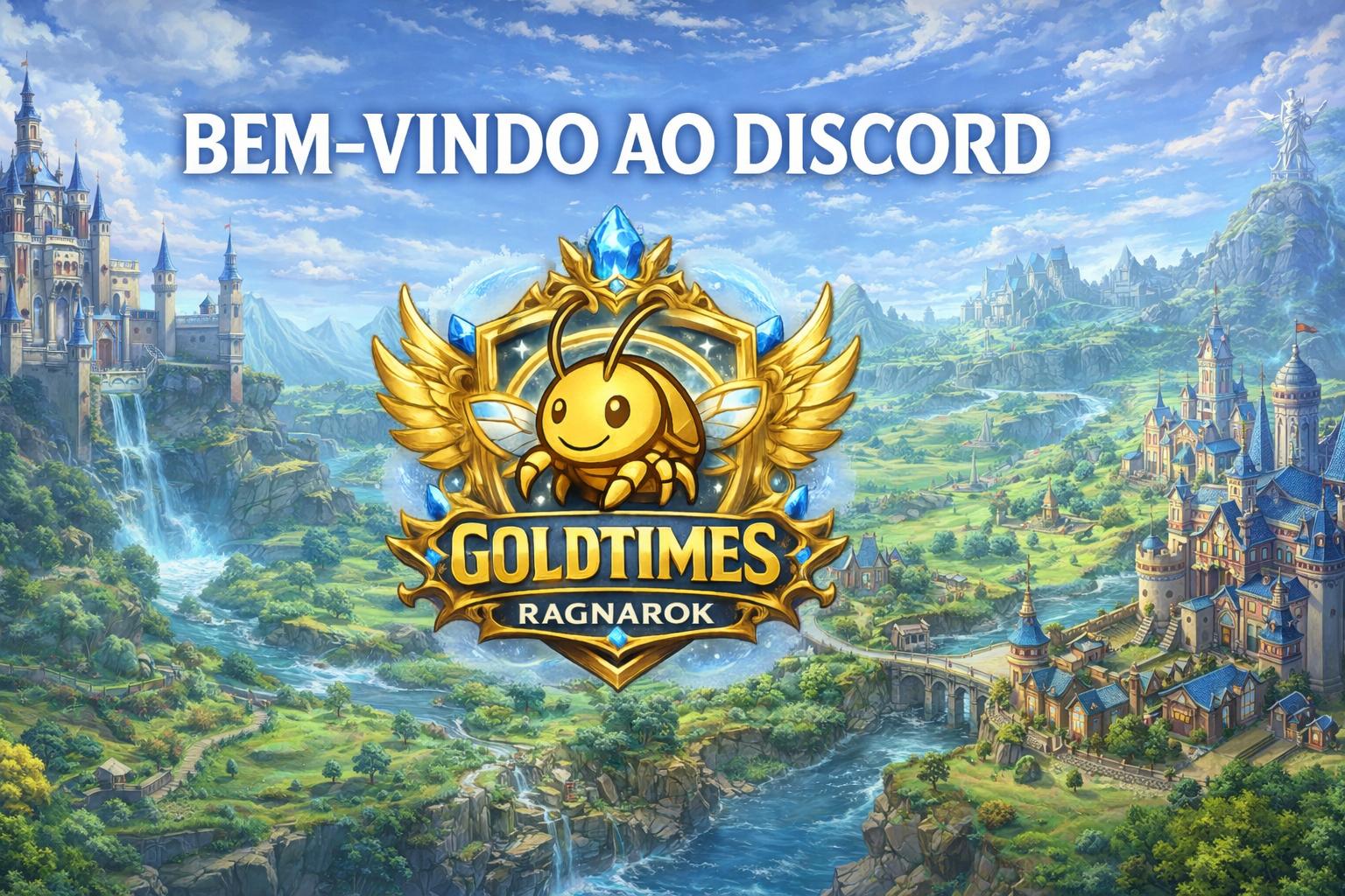 Discovery splash banner for Gold Times Ragnarok Discord server