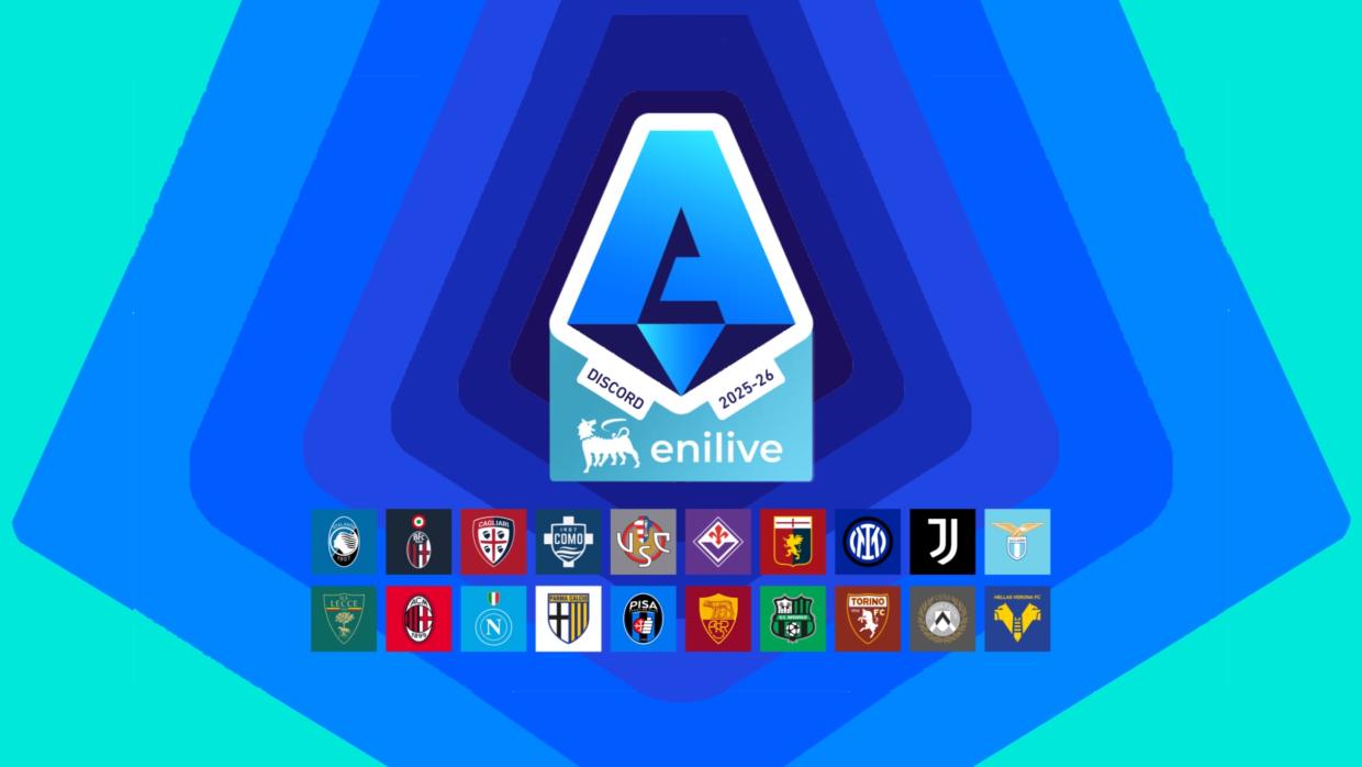 Discovery splash banner for Serie A Discord server