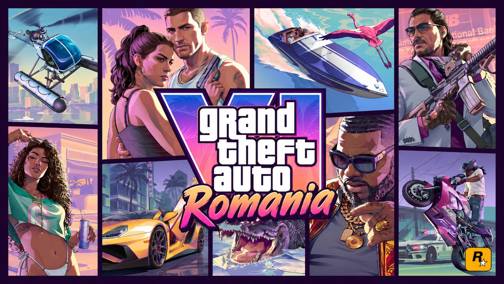 Discovery splash banner for GTA Online Romania Discord server