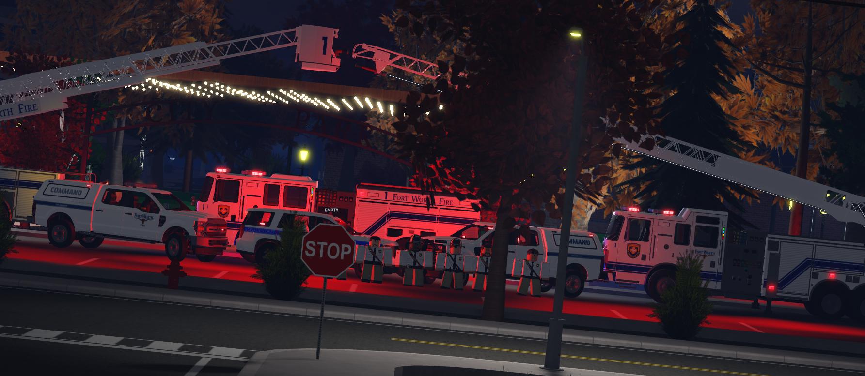 Discovery splash banner for Fort Worth Fire & Rescue Discord server