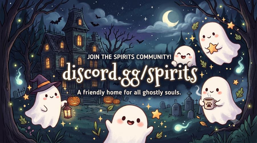 Discovery splash banner for ﹒Spirits ™ ﹒♡ Discord server