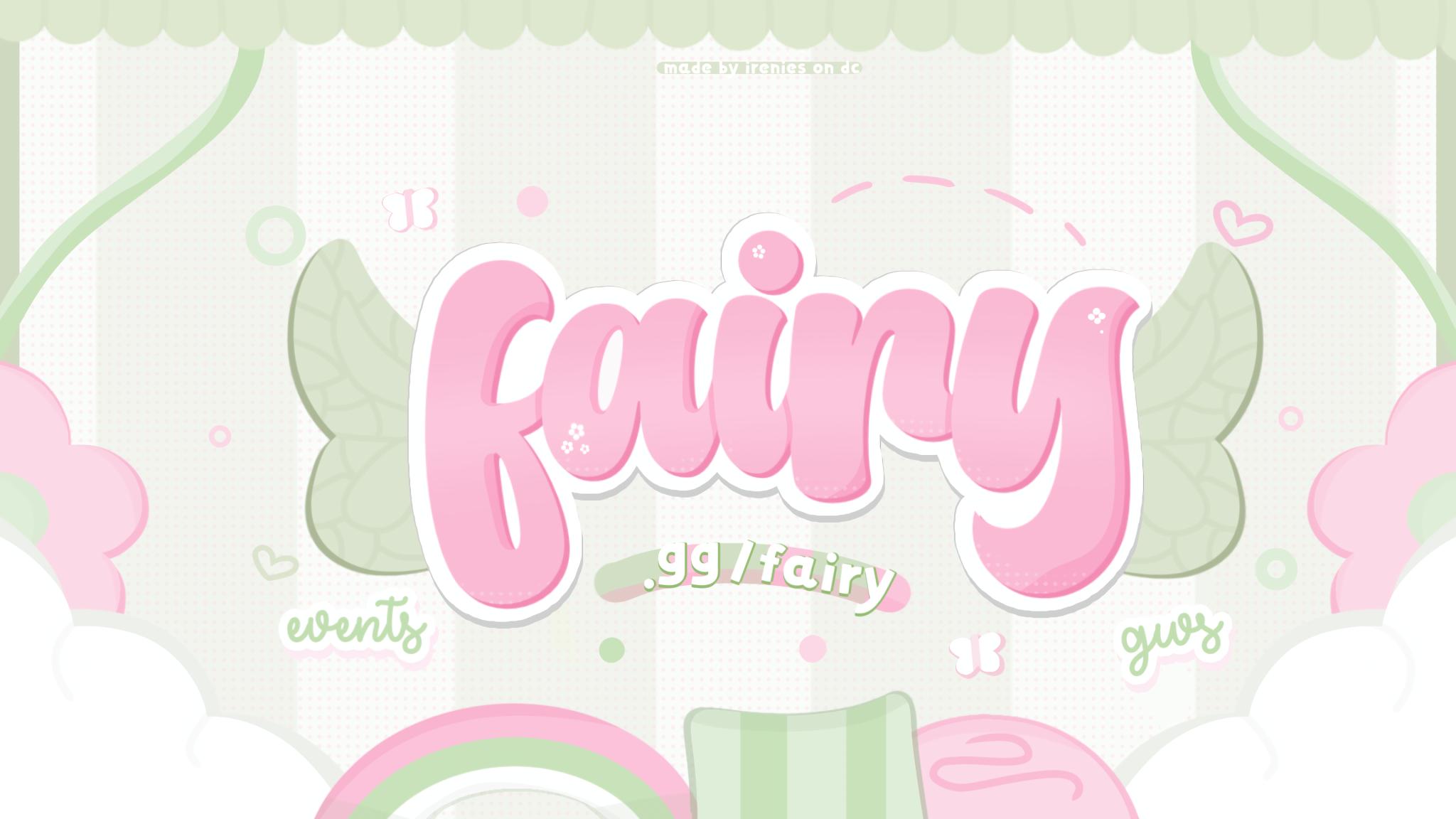 Discovery splash banner for ✿ ﹒ fairy ﹒ଓ Discord server