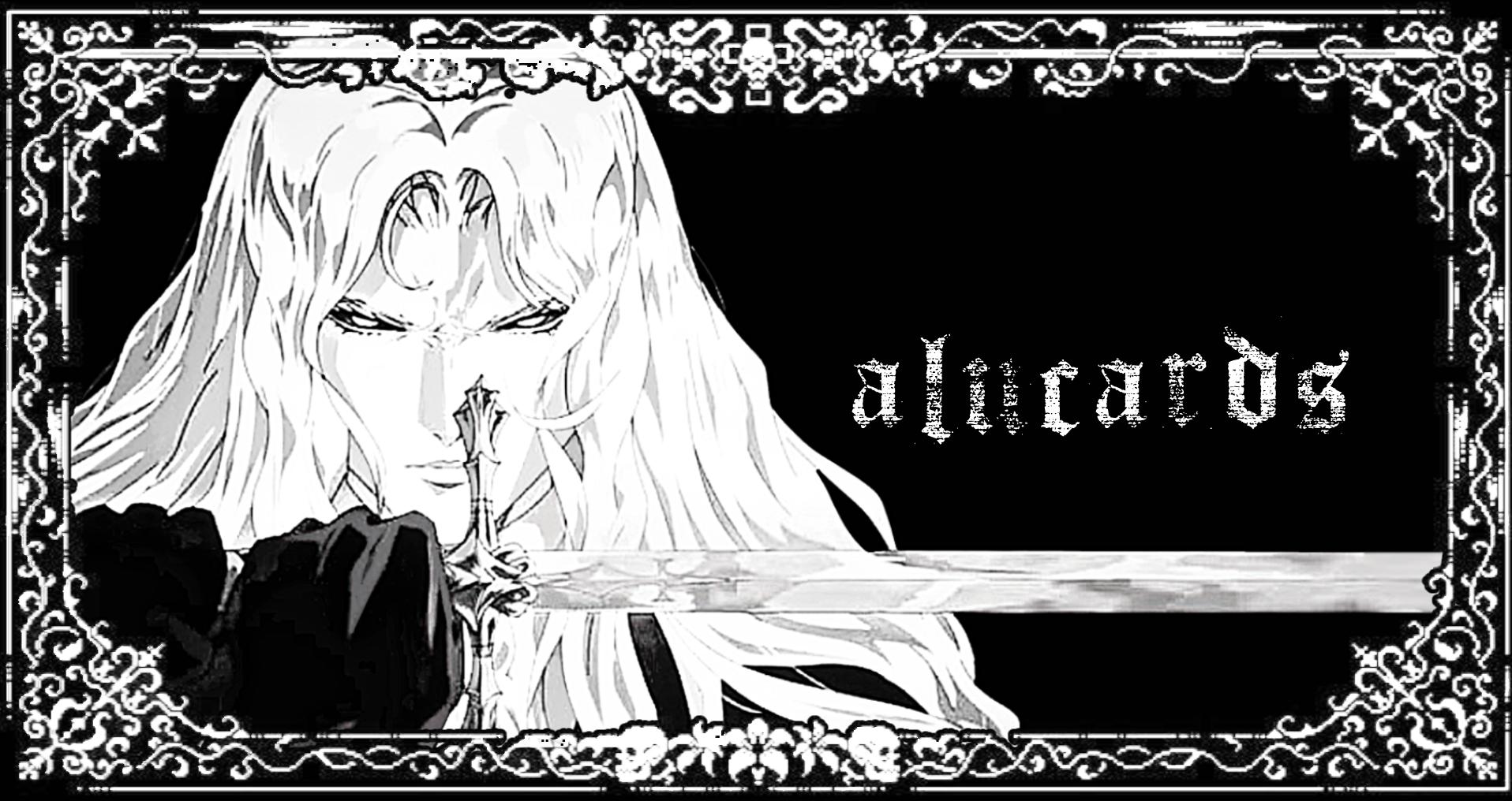 Discovery splash banner for 𓆩♱𓆪 . . /alucards Discord server