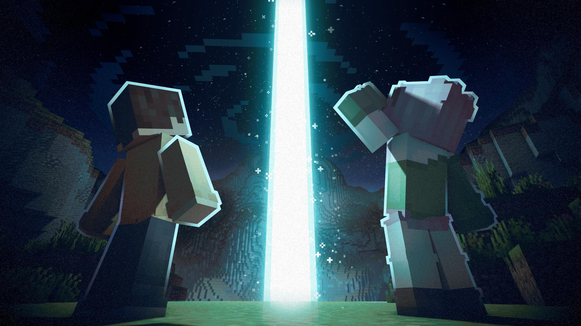 Discovery splash banner for Project Beacon - The Minecraft Community Movie Discord server