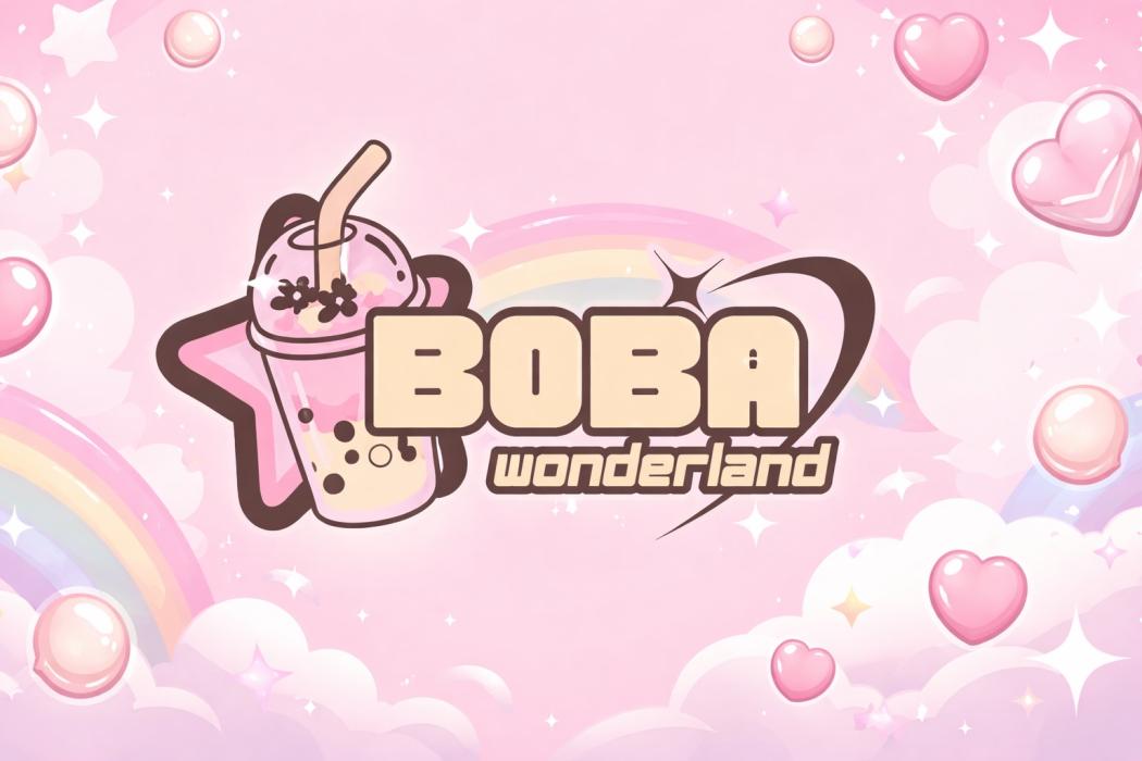 Discovery splash banner for Boba Wonderland Discord server