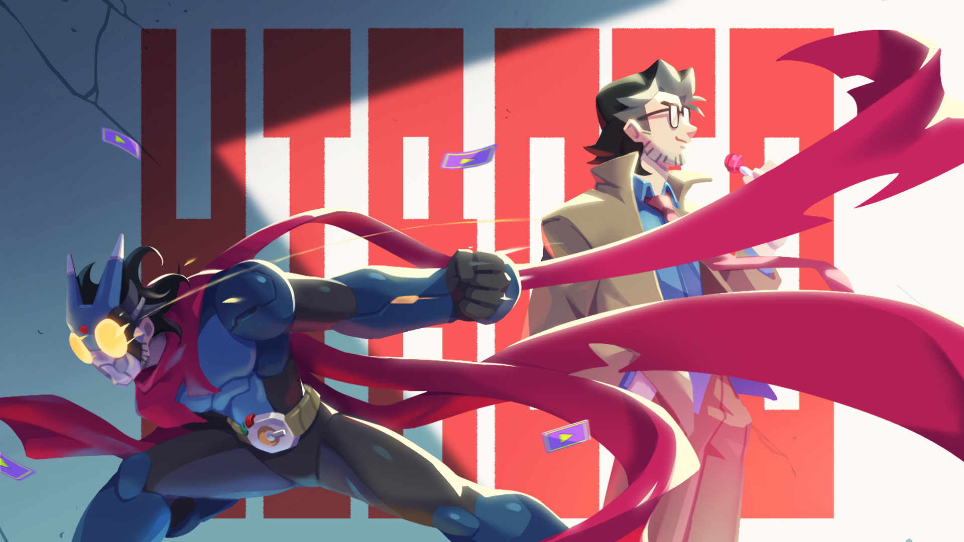 Discovery splash banner for Slap 'em UP! - Haabiz.Games Discord server