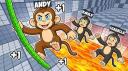 Discovery splash banner for 1+ Speed Monkey Escape: Roblox Discord server