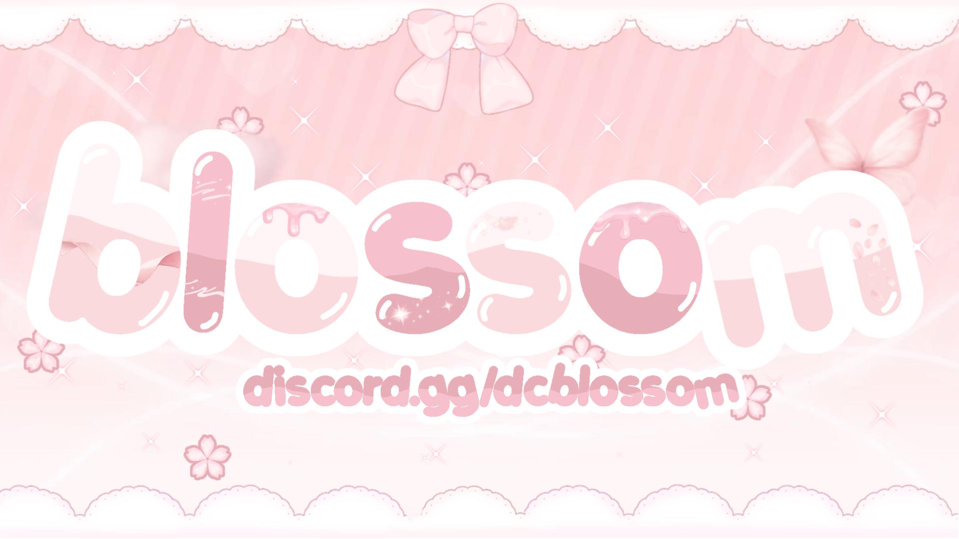 Discovery splash banner for blossom ❀ Discord server
