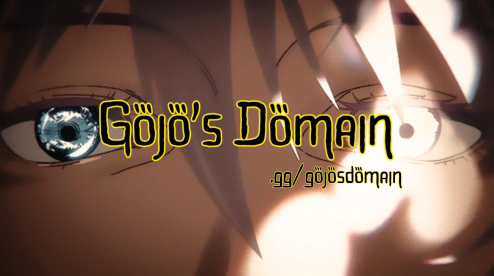 Discovery splash banner for Gojo’s Domain 🌈 Discord server