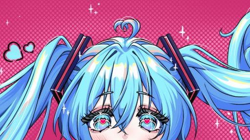 Discovery splash banner for Miku's Party Discord server