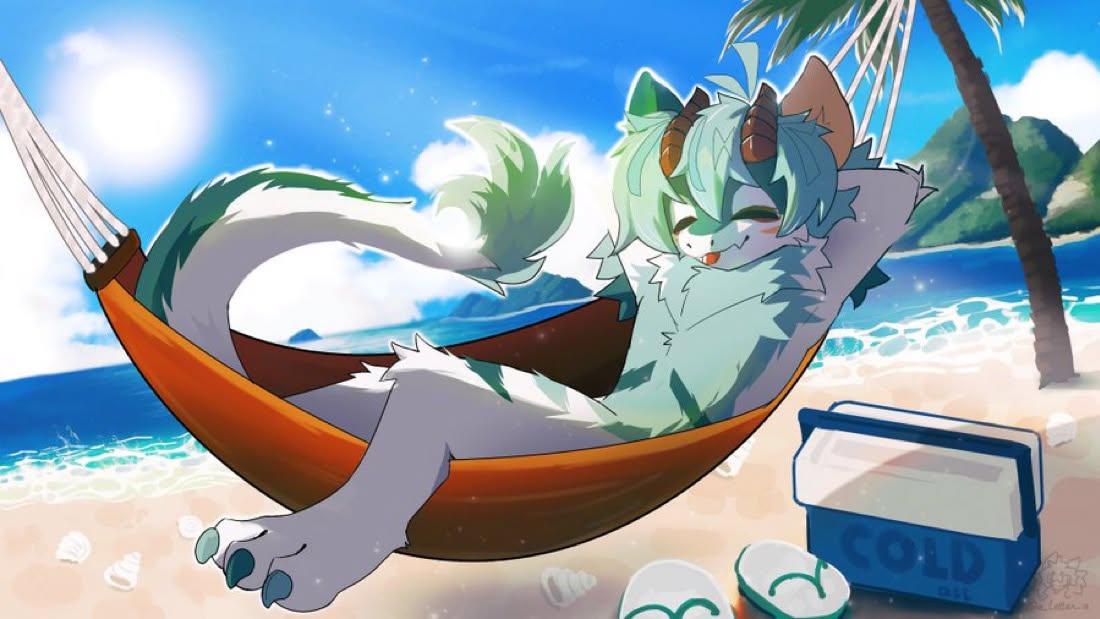 Discovery splash banner for Femboy Party | Femboy Tag | Furry 🌸 Discord server