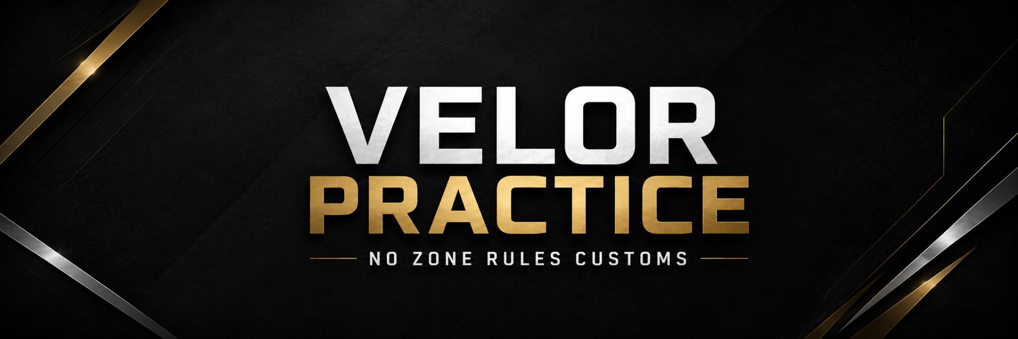 Discovery splash banner for Velor No Zone Rules Discord server