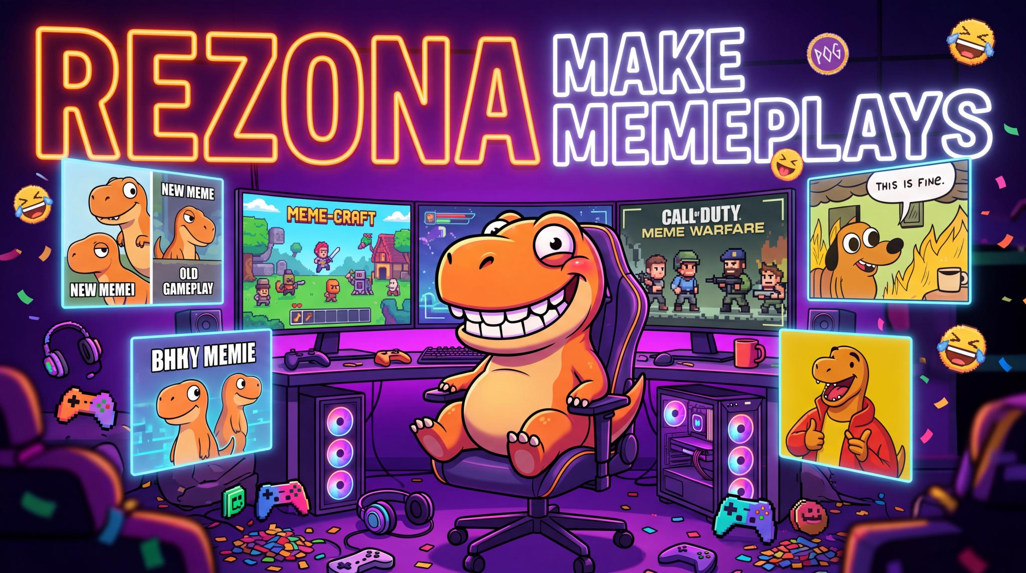 Discovery splash banner for Rezona Discord server