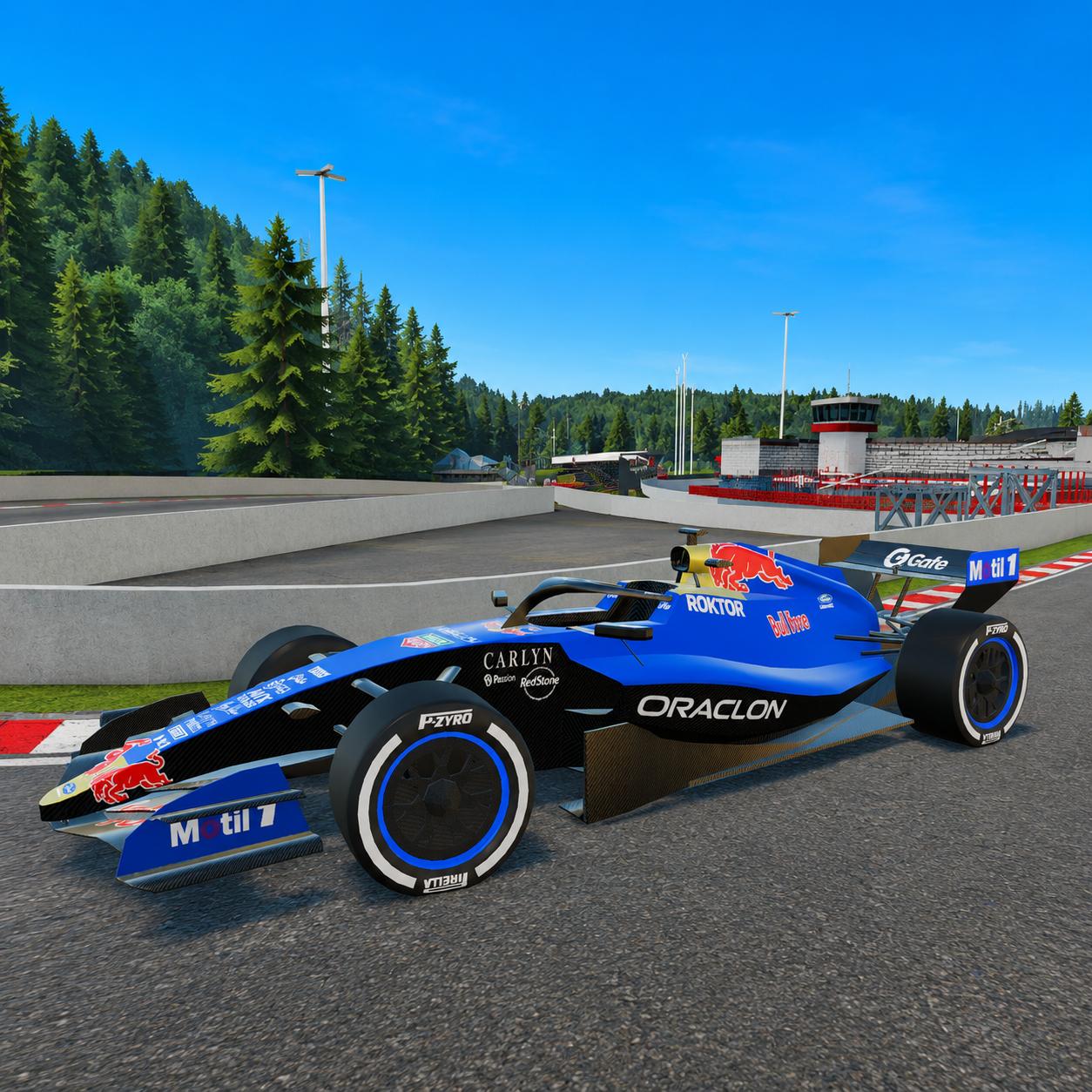Discovery splash banner for GridLine Racing (PFR) Discord server
