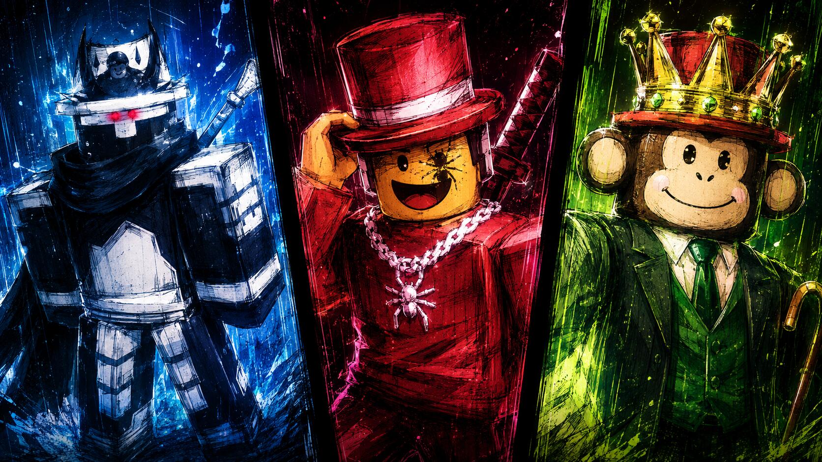 Discovery splash banner for 👑 KING | SAB & GROW A GARDEN 2 & BLOX FRUIT Discord server