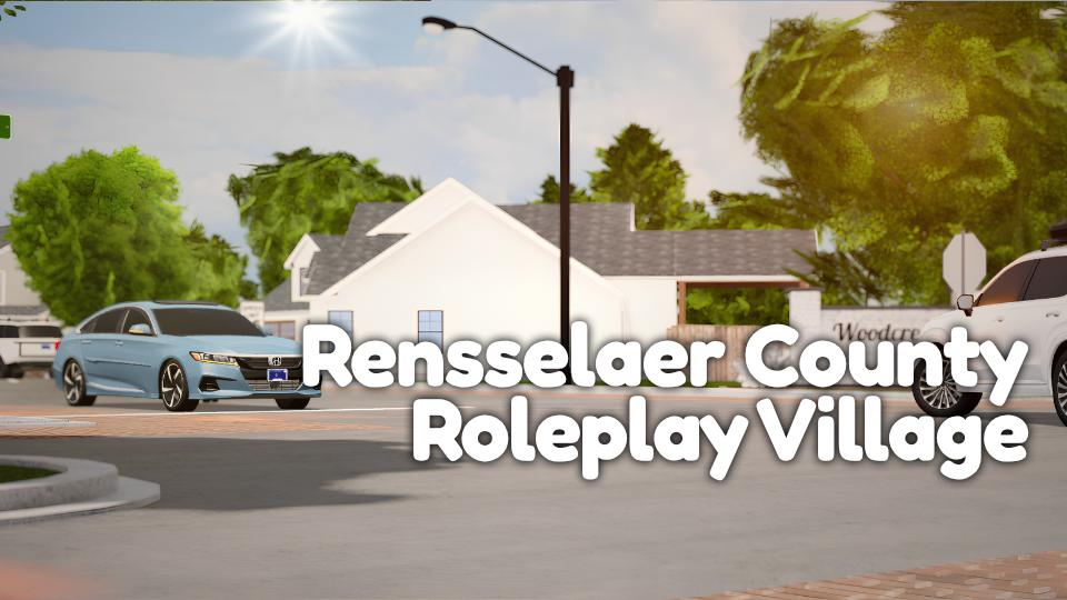 Discovery splash banner for Rensselaer County Roleplay Village Discord server