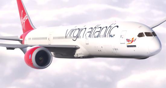 Discovery splash banner for Virgin Atlantic Roblox Discord server