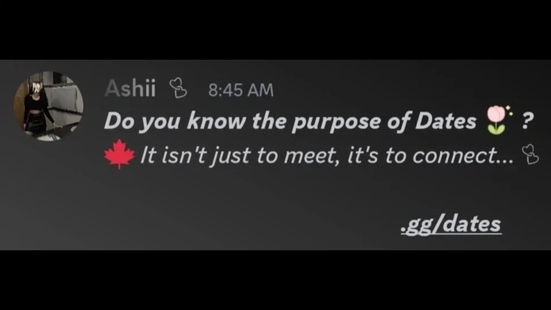 Discovery splash banner for Dates đ·| Chattingă»VCă»Gamingă»Memesă»Hangoută»Indiană»Giveawaysă»Animeă»Emotesă»Social ă»Chill ă»Egirls Discord server
