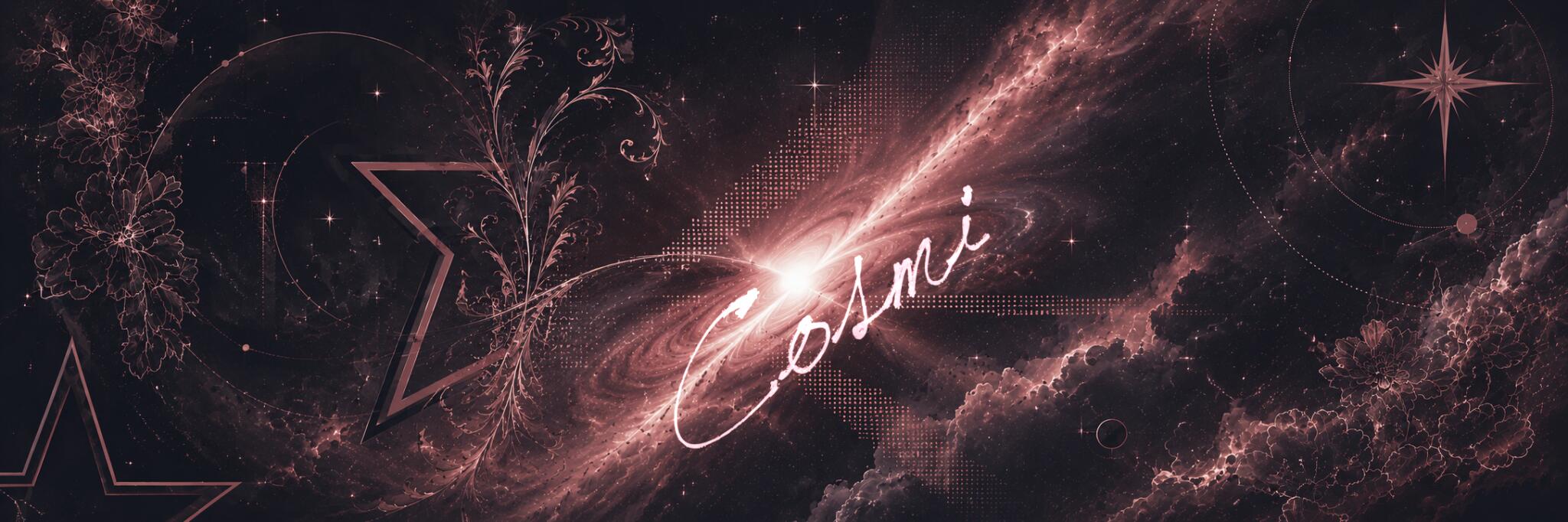 Discovery splash banner for ⛥⁺ 𓏺 cosmi Discord server