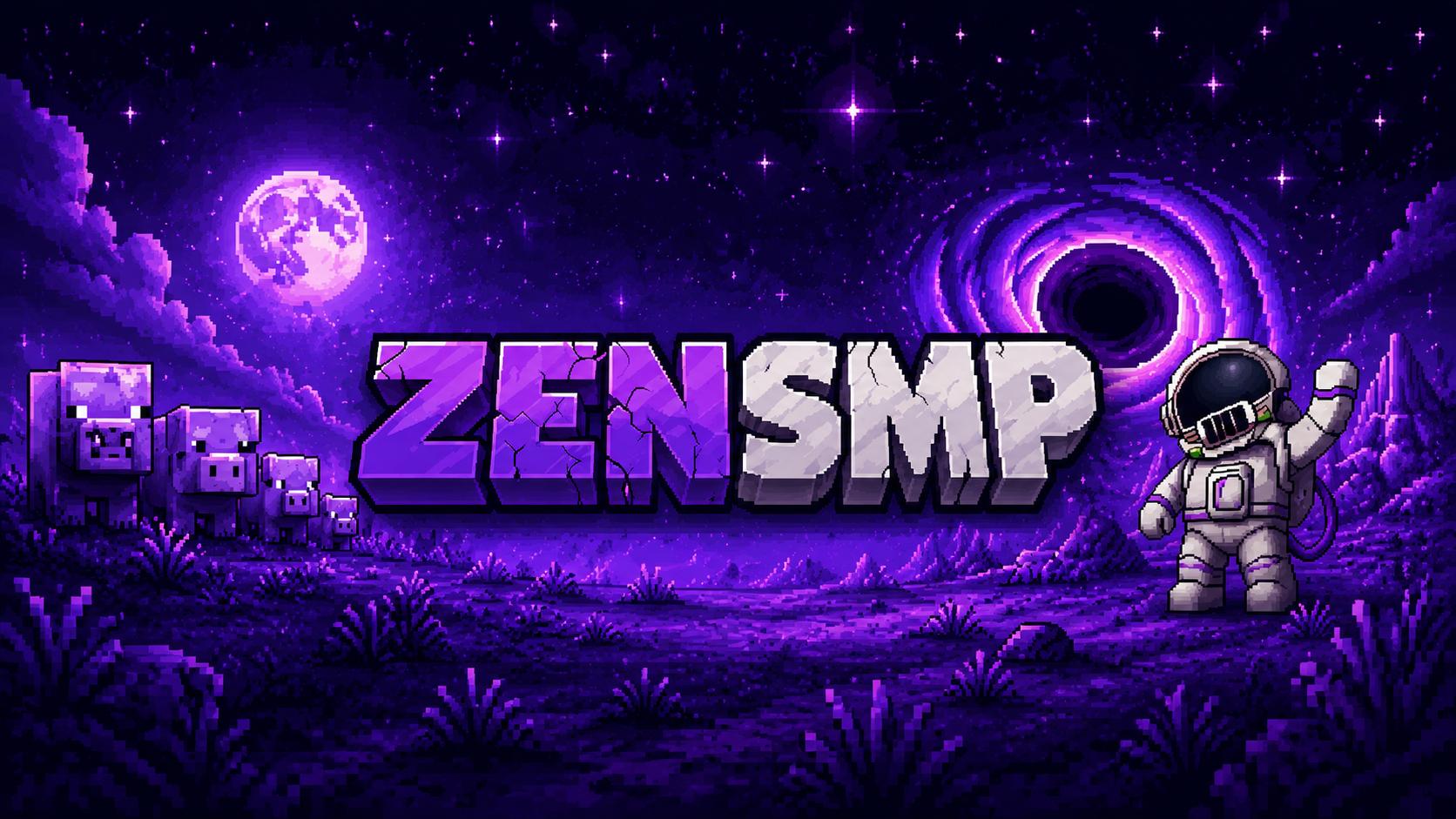 Discovery splash banner for ZenSMP Discord server