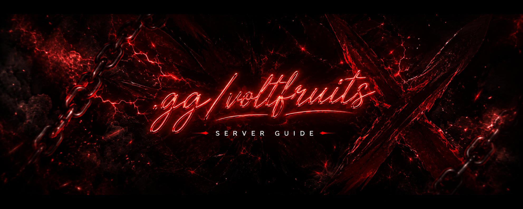 Discovery splash banner for VϴLT FRUITS | 1 Inv = 15 Robux Discord server