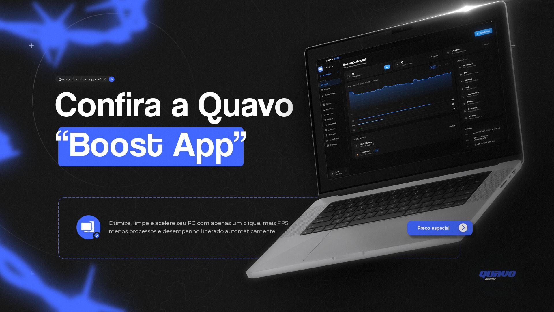 Discovery splash banner for Quavo Boost® - Ganhe Fps Discord server