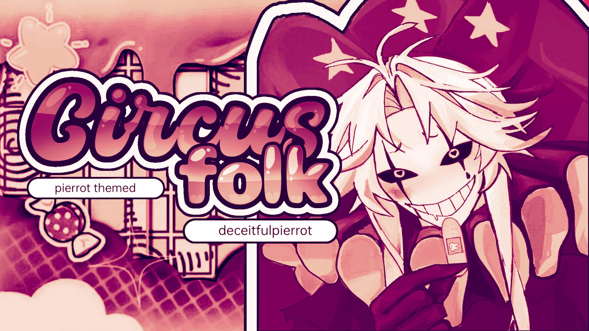 Discovery splash banner for 𓏼 /VERITYfolk 𓈒 피에로 tag﹒♡ Discord server