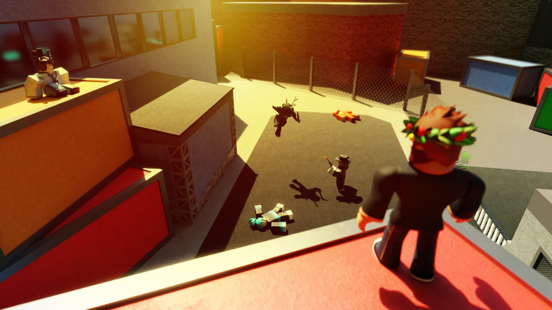 Discovery splash banner for Murder Mystery 2: Roblox Discord server
