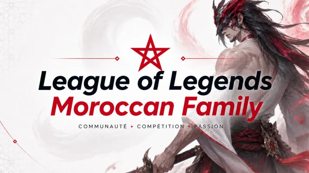 Discovery splash banner for League of Legends Moroccan Community Discord server
