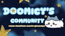Discovery splash banner for Doomicy's Community | 17.5K INV COMP Discord server