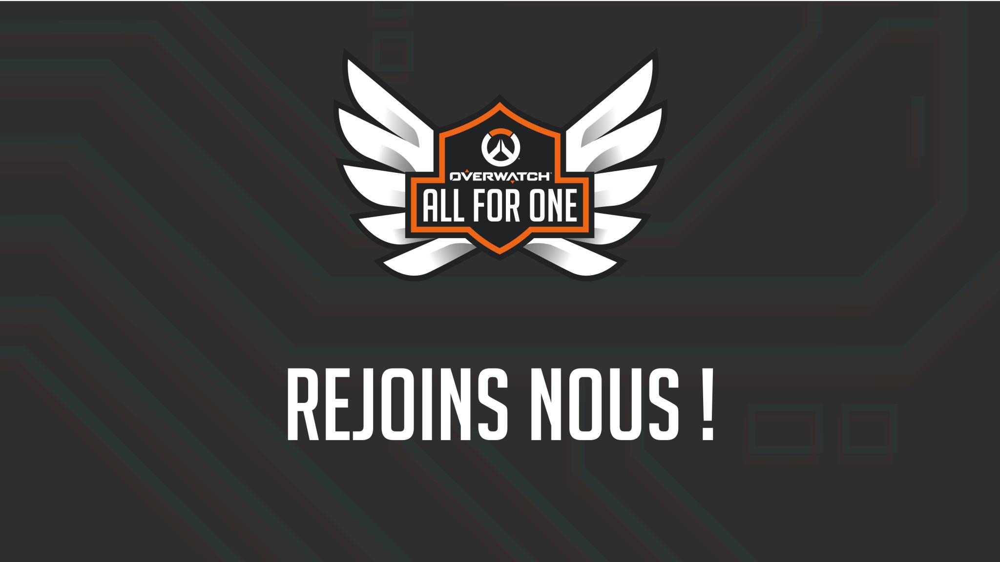 Discovery splash banner for Overwatch All For One France Discord server