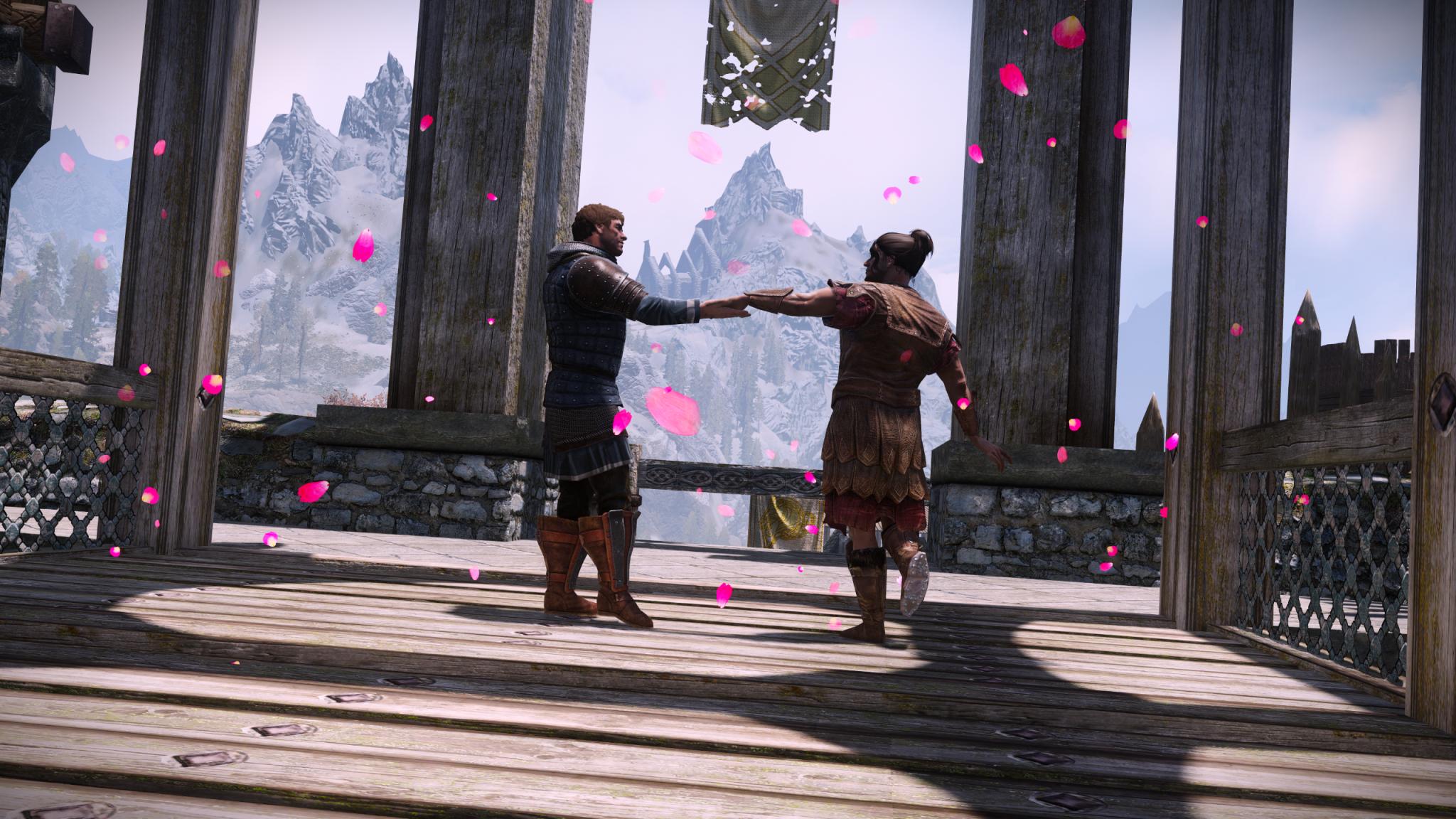 Discovery splash banner for r/Skyrim Discord server