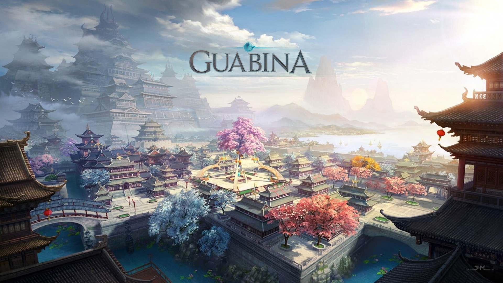 Discovery splash banner for Guabina Discord server