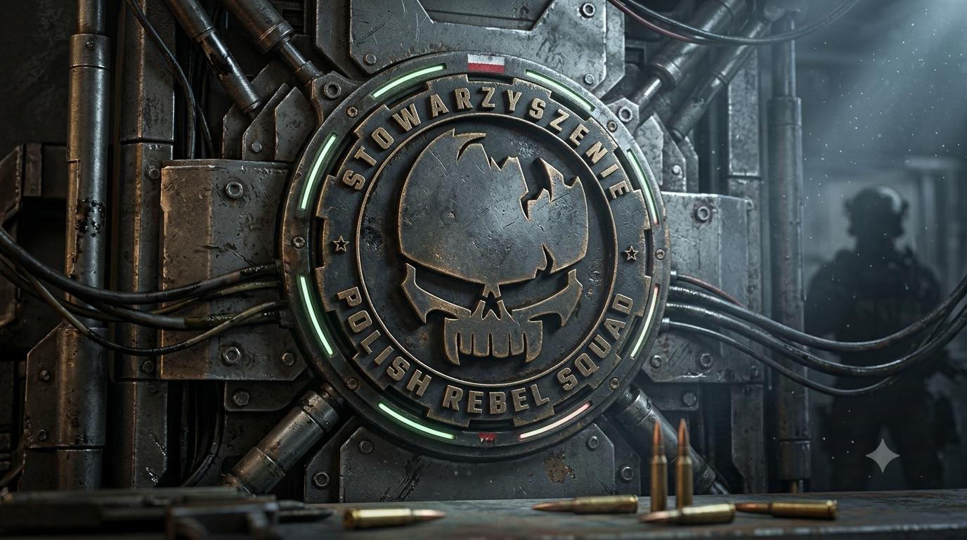 Discovery splash banner for Polish Rebel Squad Discord server