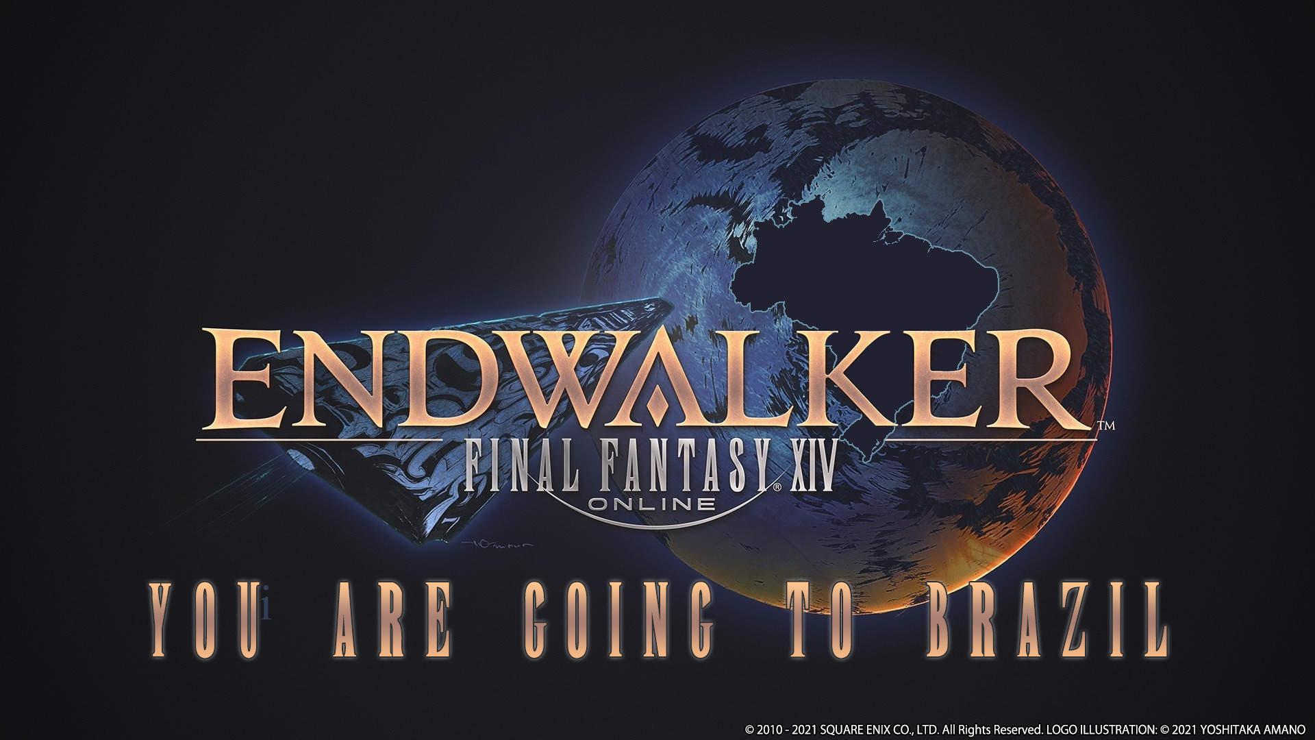Discovery splash banner for Final Fantasy XIV Brasil Discord server