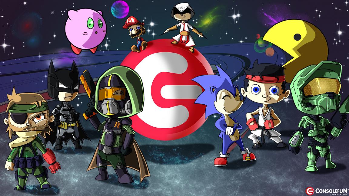 Discovery splash banner for ConsoleFun.FR - Discord pour joueurs de jeux vidéo ! Discord server