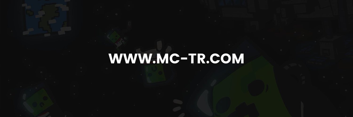 Discovery splash banner for Minecraft Türkiye Forumu - MC-TR.COM Discord server
