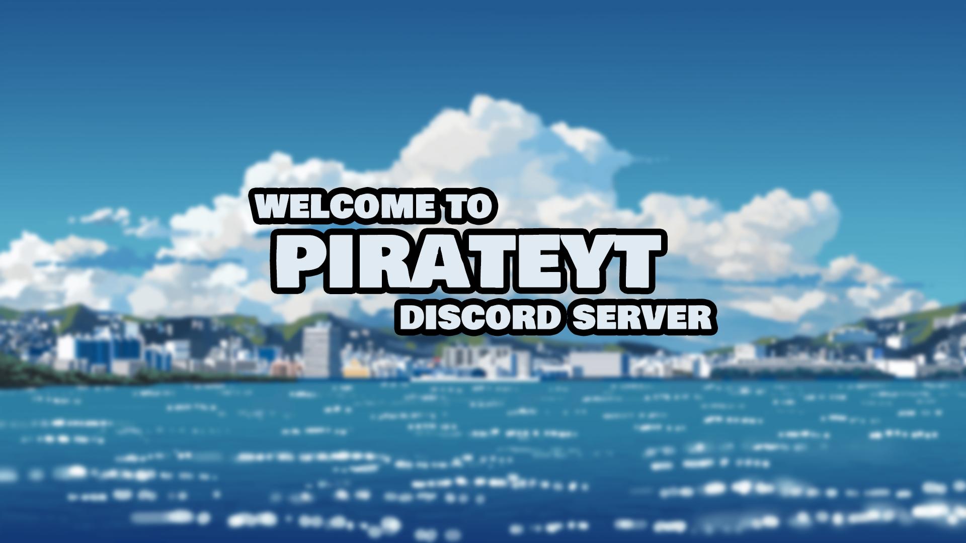 Discovery splash banner for PIRΛTΞ YT Discord server