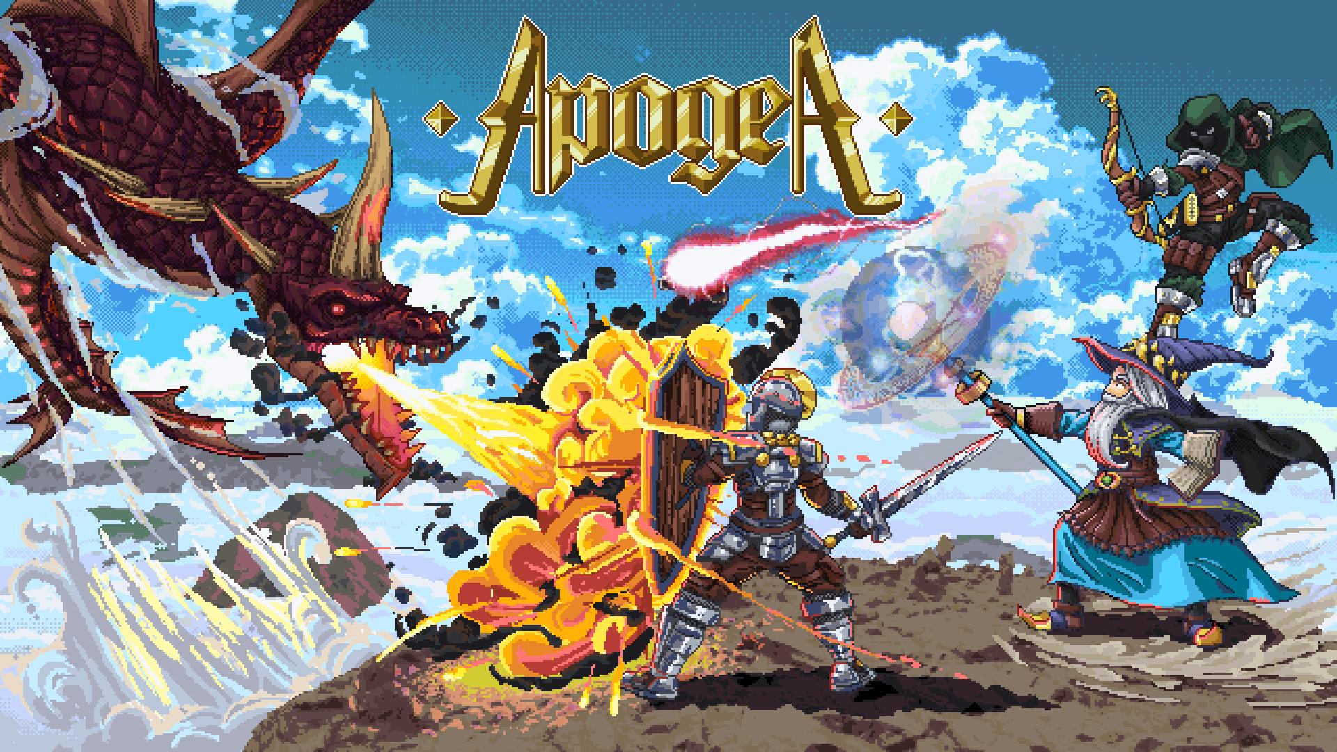 Discovery splash banner for Apogea Official Discord server
