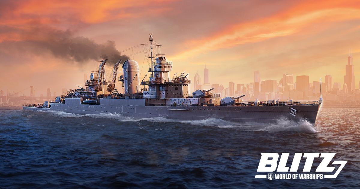 Discovery splash banner for World of Warships Blitz Community Discord server