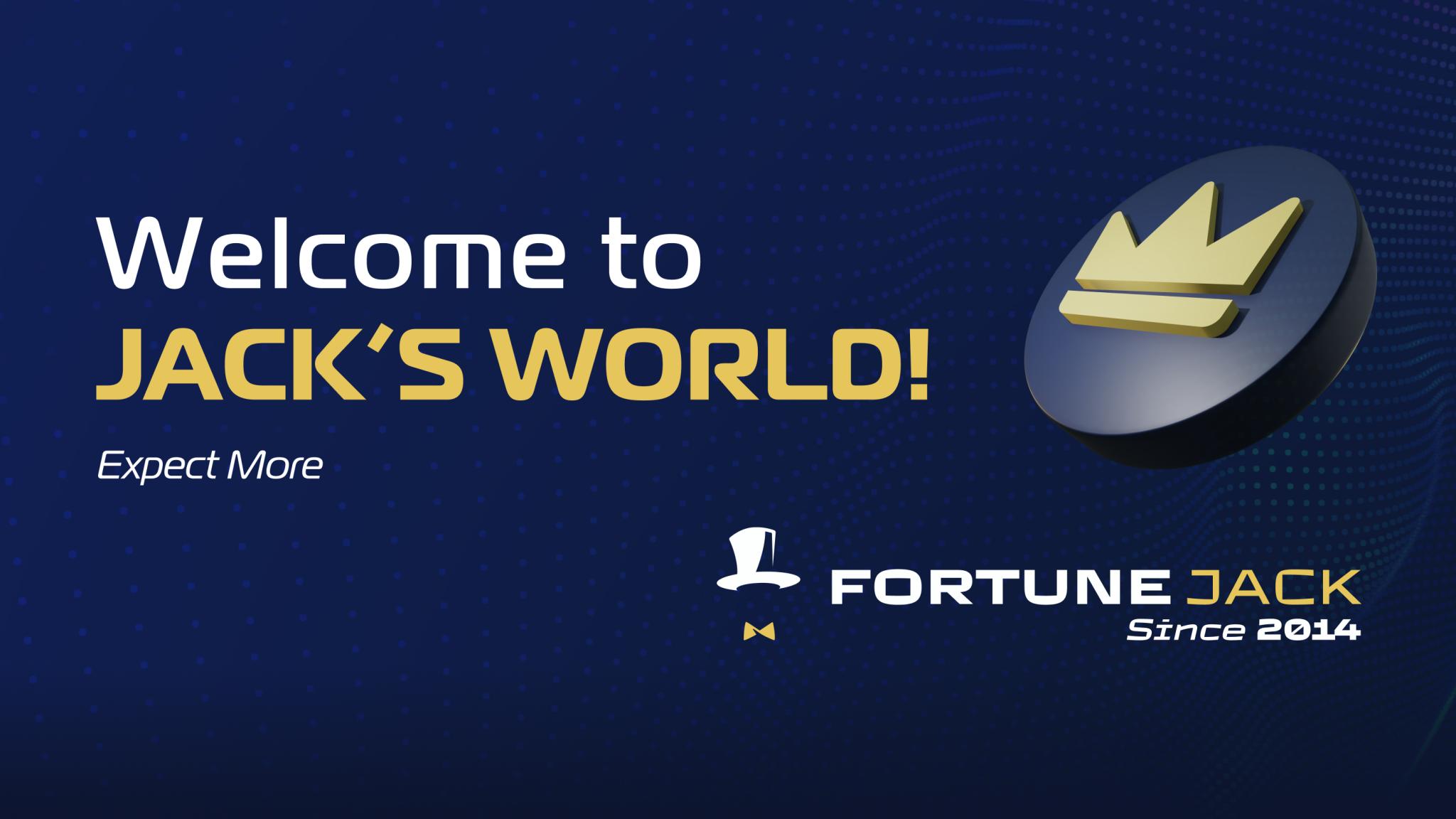 Discovery splash banner for FortuneJack Casino Discord server